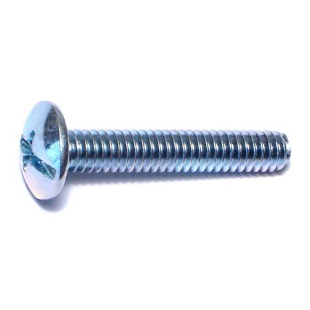 MIDWEST FASTENER 1/4"-20 x 1-1/2 in Combination Phillips/Slotted Truss Machine Screw, Zinc Plated Steel, 100 PK 01986